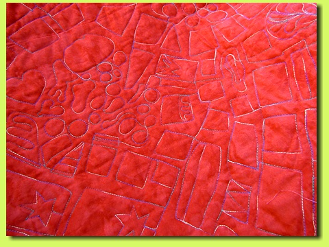 Hochzeitsquilt - Detail 3