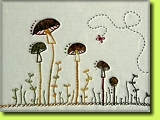 Embroidered Mushrooms
