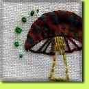 Embroidered Mushrooms