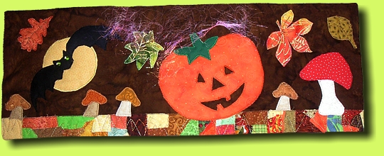 Herbstlicher Halloween-Tischläufer Paule-Marie A.