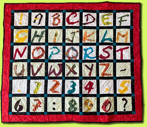 Krakeliges Alphabet Susanne G.