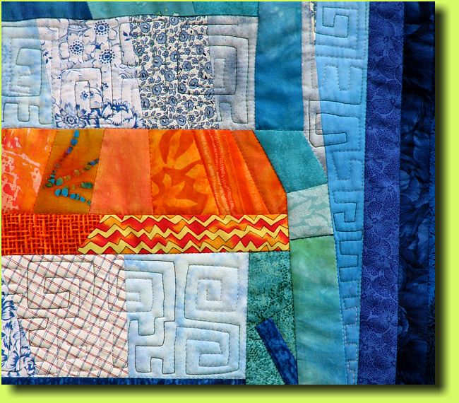Der blaue Stuhl, Detail