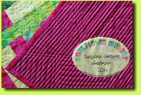 Coneflower Sherbet Label