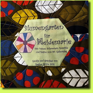 Blumengarten Label