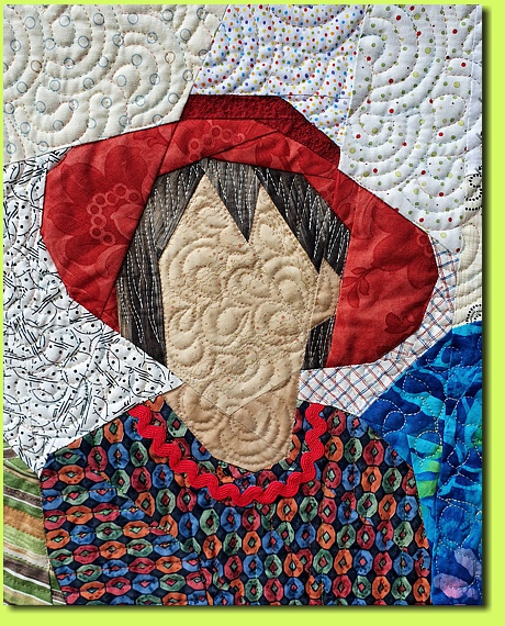 Fünf Damen mit Hut, Lady 5